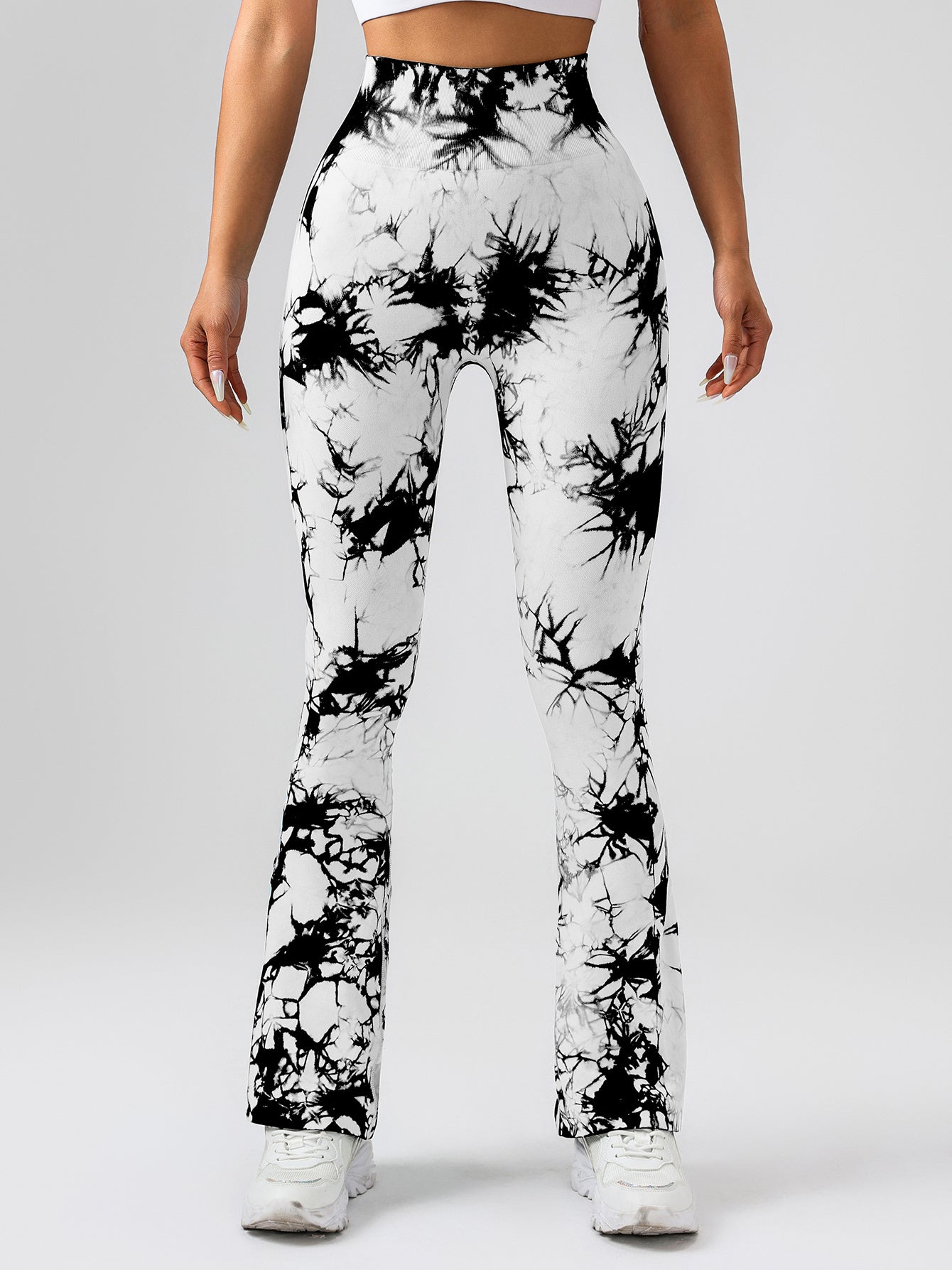 High-Waist Flared Yoga Pants For Women