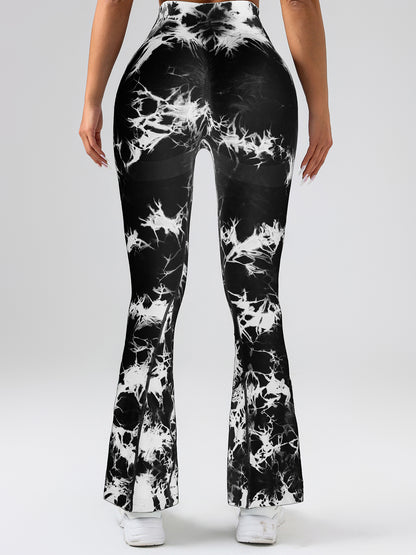 High-Waist Flared Yoga Pants For Women