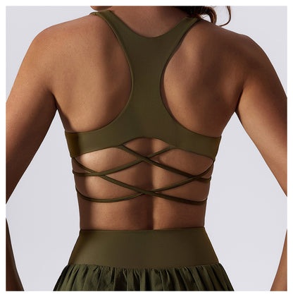Beauty-Back Workout Top