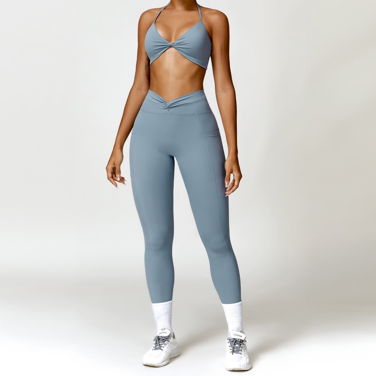 Camisole Yoga Set – Top & Pants, Top & Shorts, or Top Only