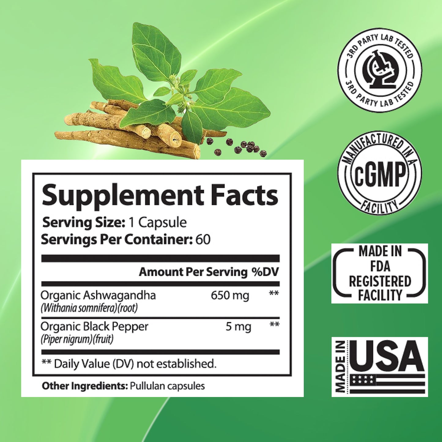 Aovitao Ashwagandha Supplement