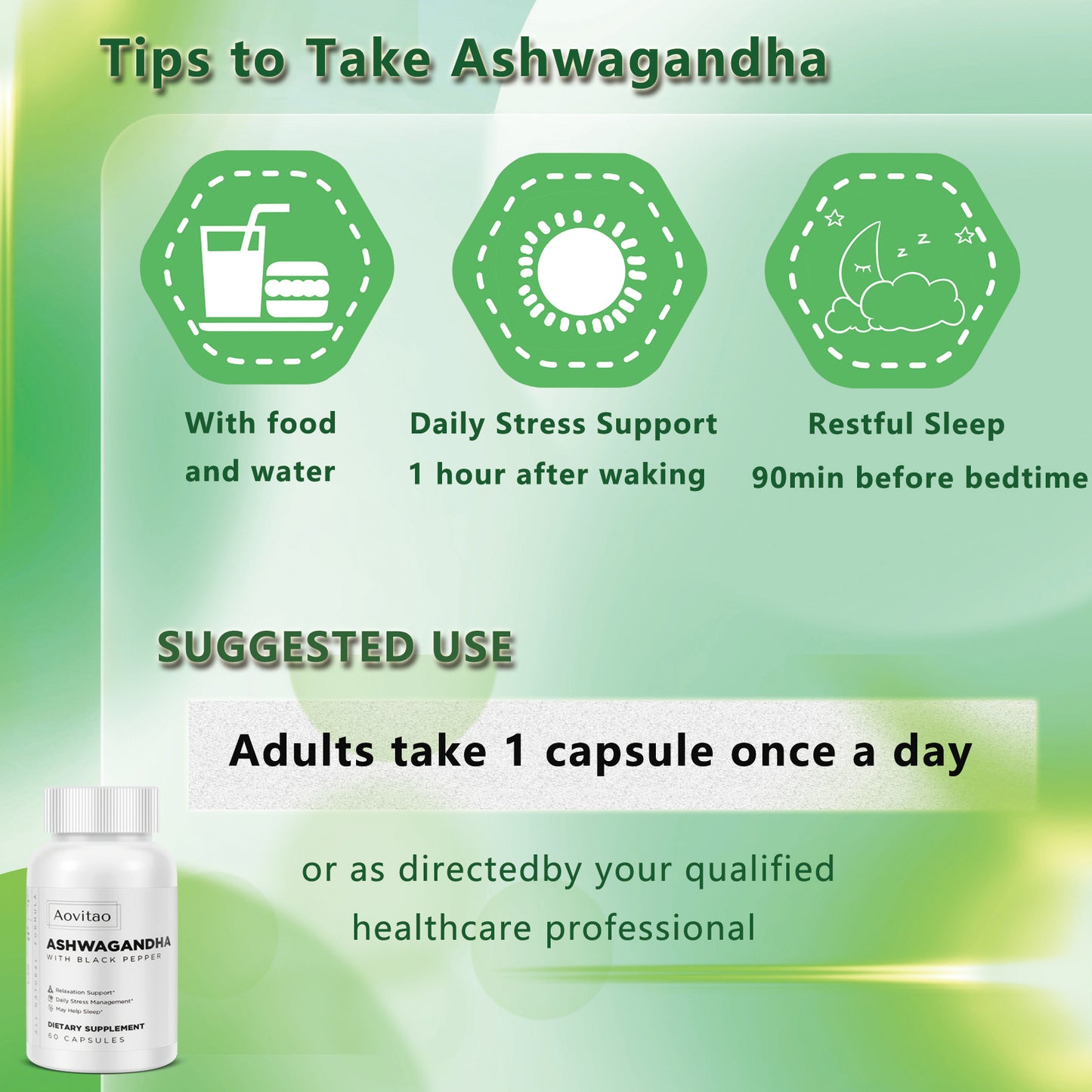 Aovitao Ashwagandha Supplement
