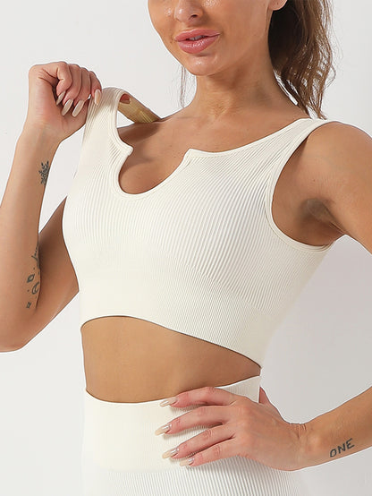 Ribbed Workout Top