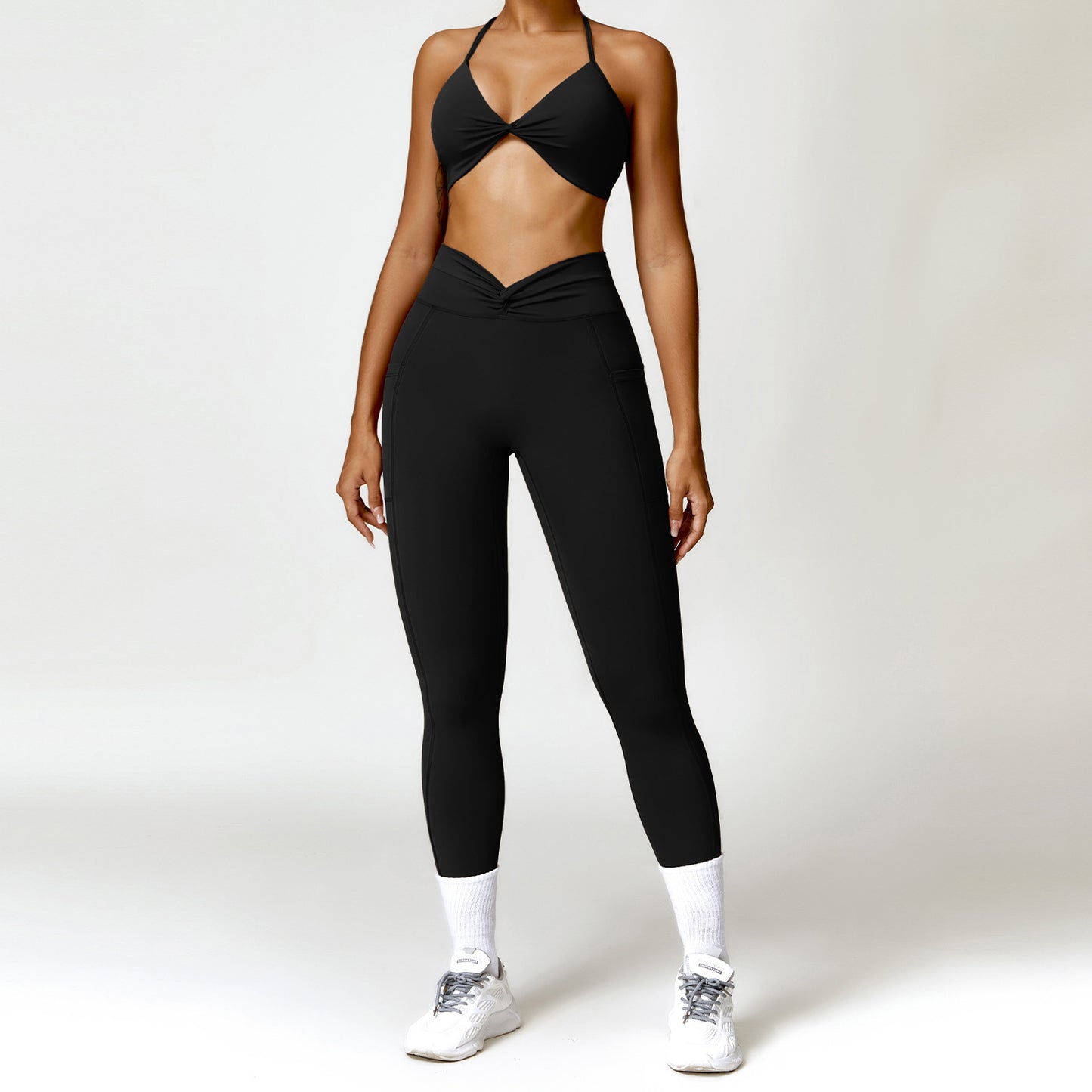 Camisole Yoga Set – Top & Pants, Top & Shorts, or Top Only