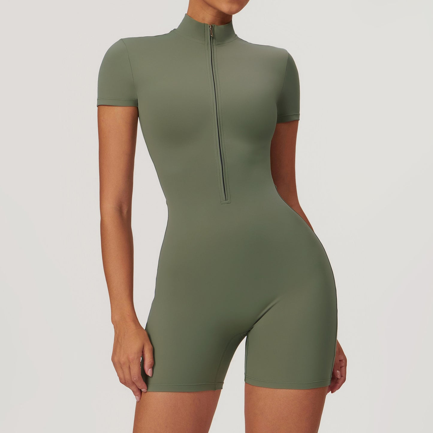 Short Sleeve Yoga Jumpsuit