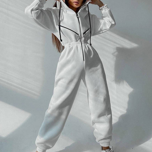 The Snatched Fit Hoodie Jumpsuit