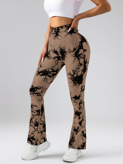 High-Waist Flared Yoga Pants For Women