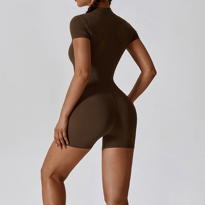 Short Sleeve Yoga Jumpsuit
