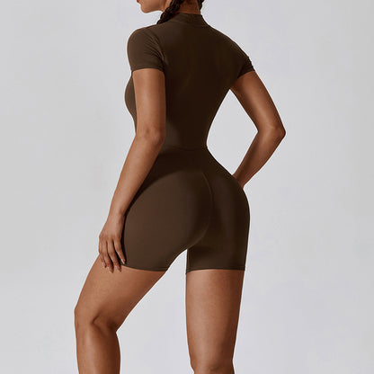 Short Sleeve Yoga Jumpsuit