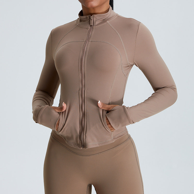 Running Long Sleeve Zip-Up