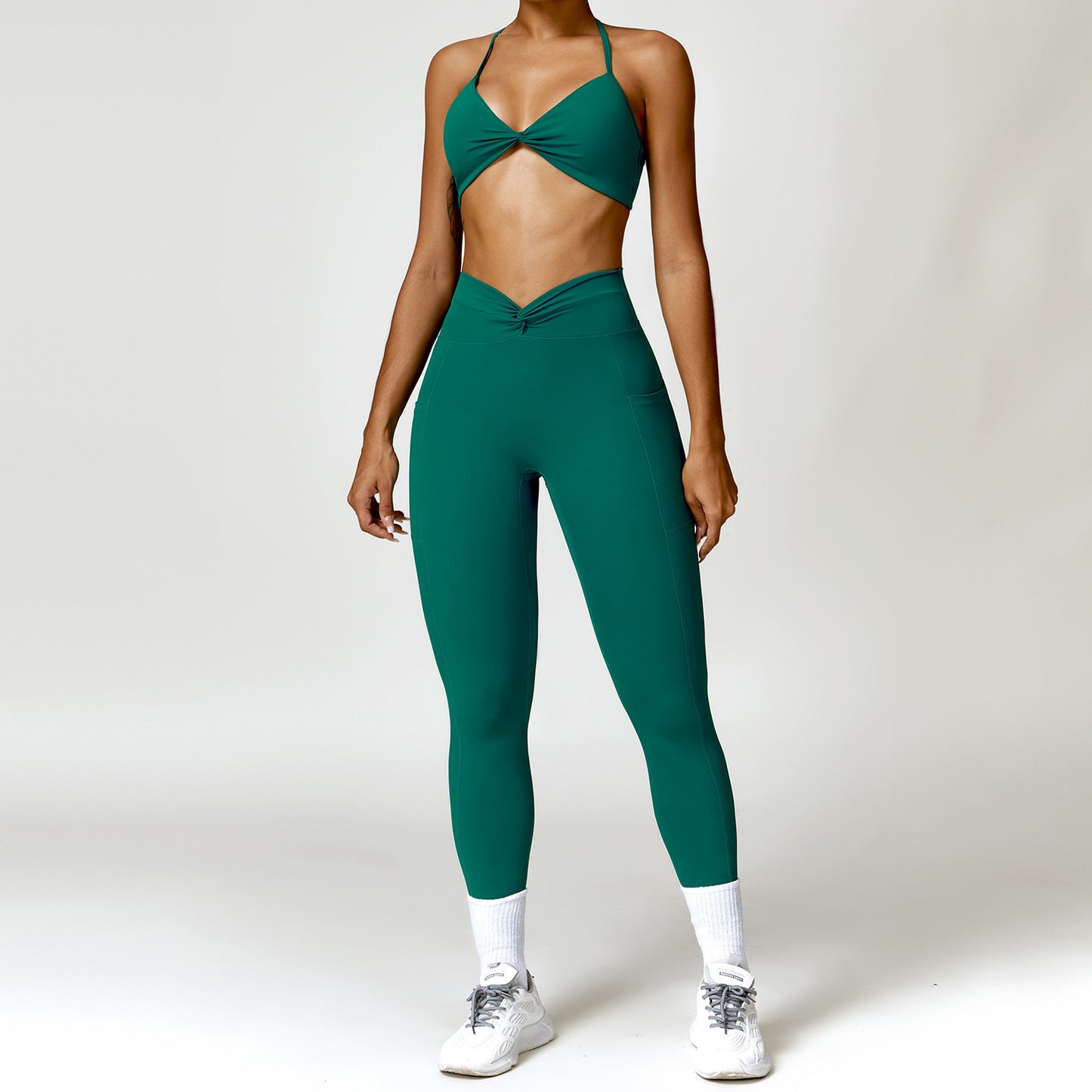 Camisole Yoga Set – Top & Pants, Top & Shorts, or Top Only