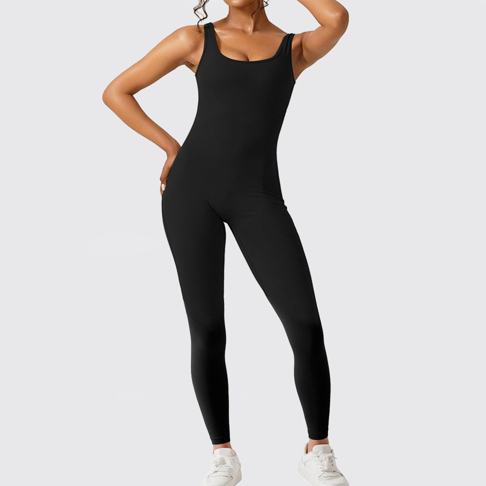 One-Piece Flared Jumpsuit