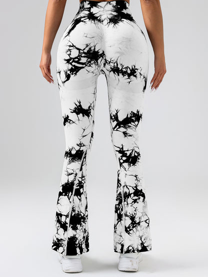 High-Waist Flared Yoga Pants For Women