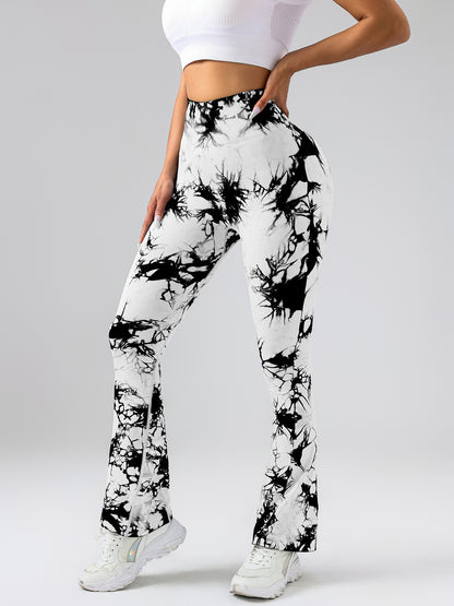 High-Waist Flared Yoga Pants For Women