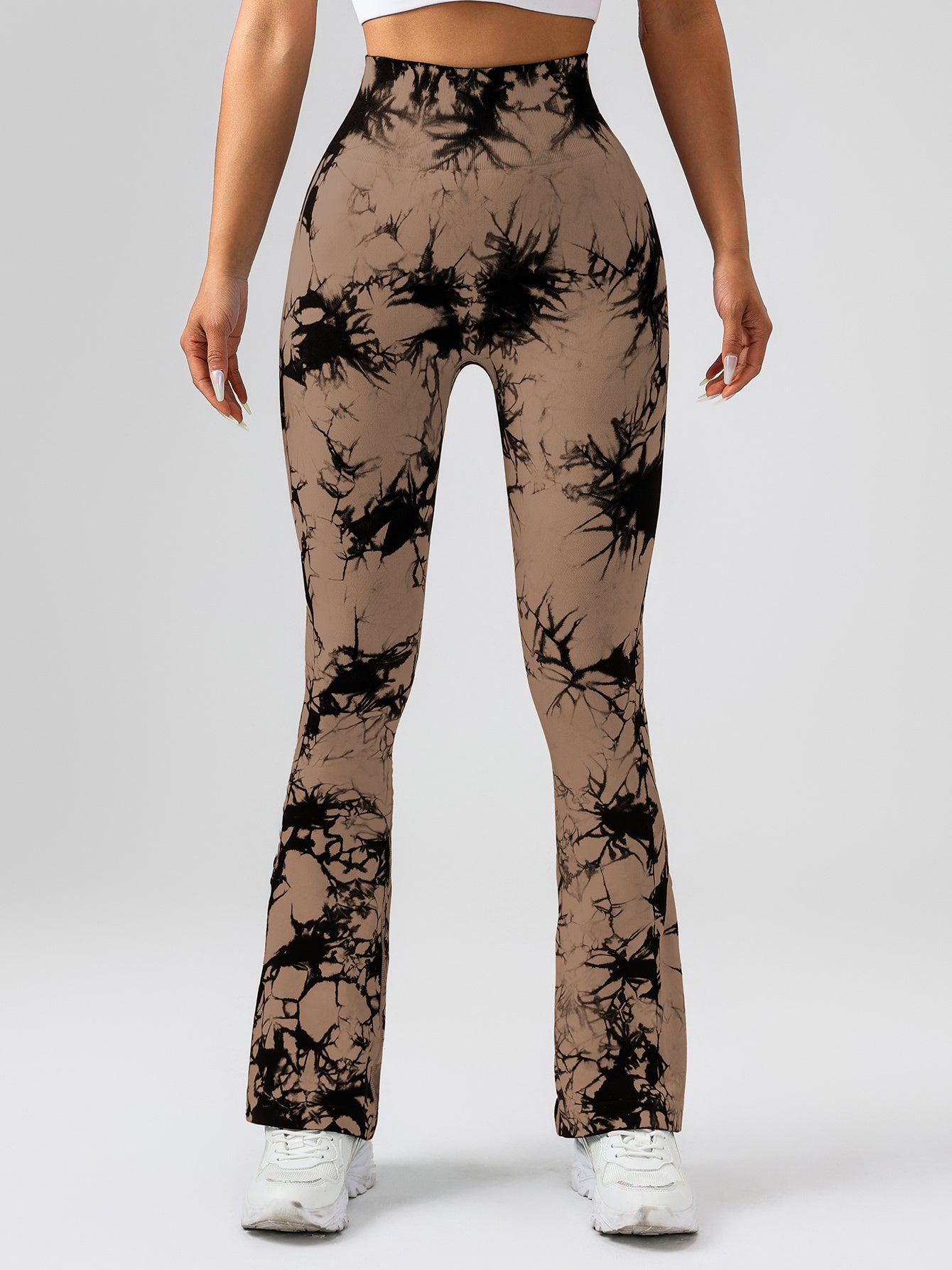 High-Waist Flared Yoga Pants For Women