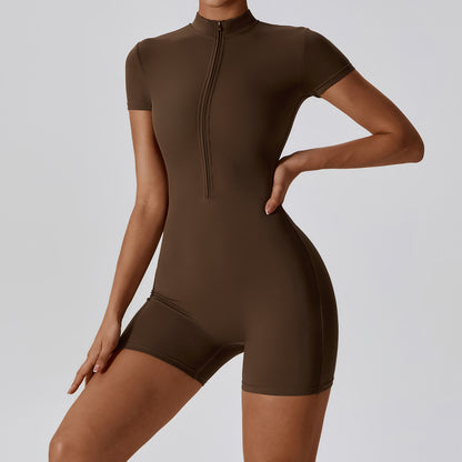 Short Sleeve Yoga Jumpsuit